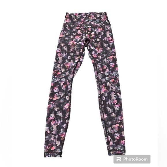 Lululemon wunder under floral leggings limited edition size 6 - Picture 3 of 6